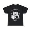 Ban Idiots Not Guns 2A Graphic Tee Shirt, S-5XL