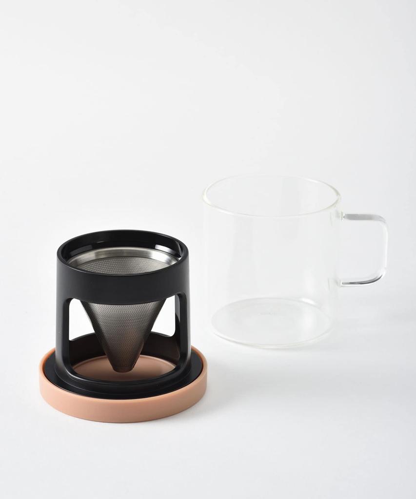 BRUNO Coffee Dripper Single Use Paperless Stylish Drip Cup Personal Ivory BHK244-IV