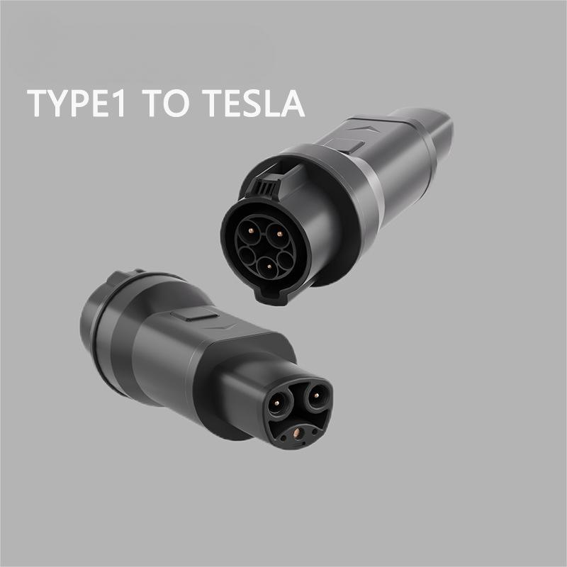Новый энергетический электромобиль Европейский стандарт в американский стандарт Зарядная головка Адаптер для зарядки Зарядное устройство Переходная головка