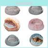 Plush Pet Bed Shell Cozy And Warm Pet Nest For Cats And Dogs