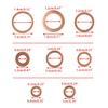 Car M5-M14 Diesel Injector Flat O-Ring Washer Sealing Gasket Assortment Installation Kit