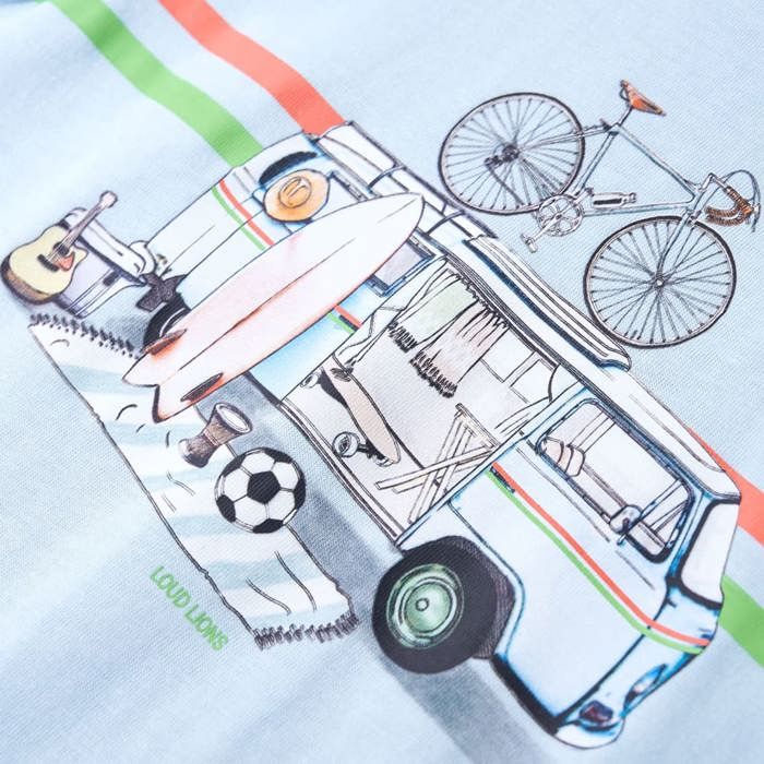 Light Blue T-shirt for Children 92/104/116/128/140