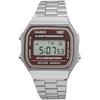 [Casio] CASIO Digital Watch Vintage Series A168WA-5AY Men's, Women's, Kids' Silver x Brown Intern...
