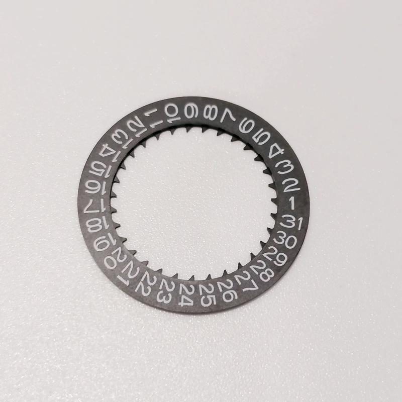 for NH35 NH36 Date Dial Fits NH35 NH36 NH34 Movement SKX007 SKX009 White Black Automatic Mechanical Movt Day Date Dial Wheel