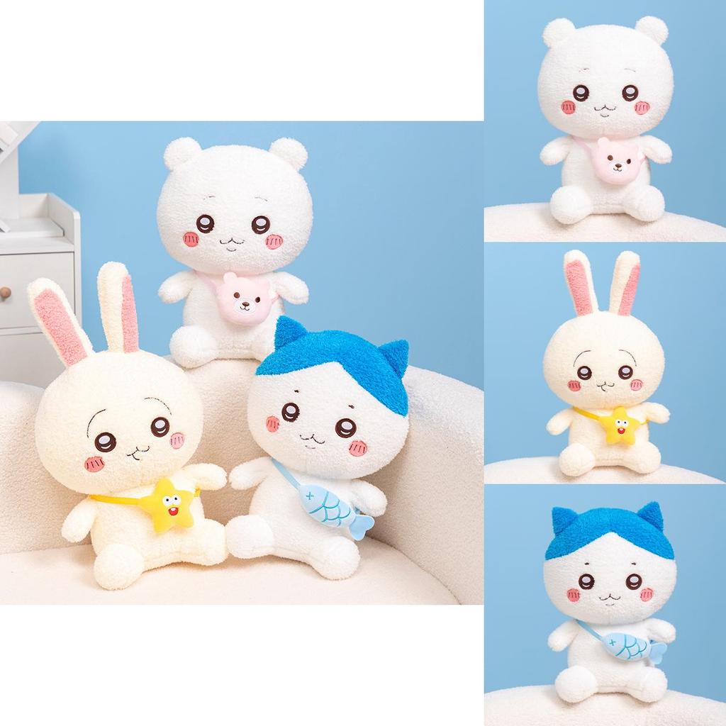Adorable Chiikawa Plush Toy Featuring Usachi And Jiayi Characters In Colorful Designs