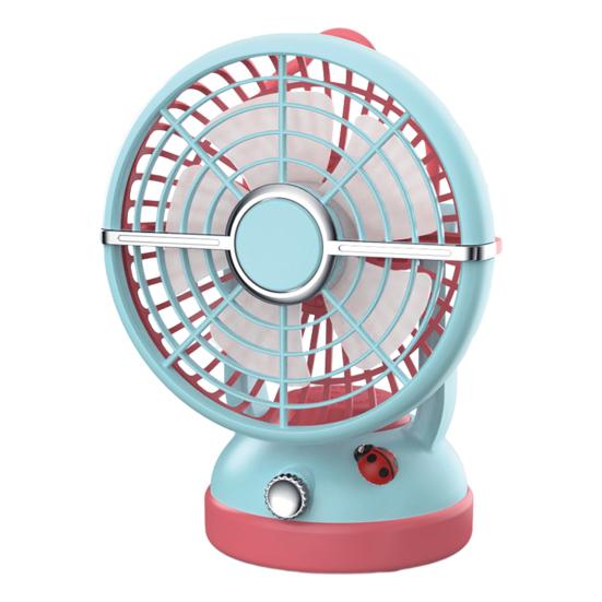 Portable Camping Fan 1200mAh Rechargeable Fan with Hanging Hook Small Ceiling Fan