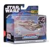 Jazwares Star Wars Micro Galaxy Squadron Jedi Starfighter OBI-WAN Kenobi R4-P17 5-Inch Vehicle with Micro Figures