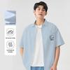 Baleno Men's Summer Loose Fit Short-Sleeve Shirt