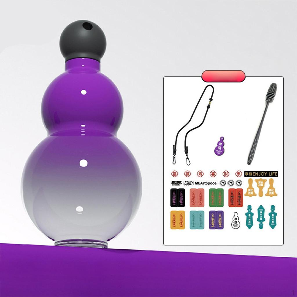 Gourd Water Bottle Chinese Drinking Travel for Outdoor Activities