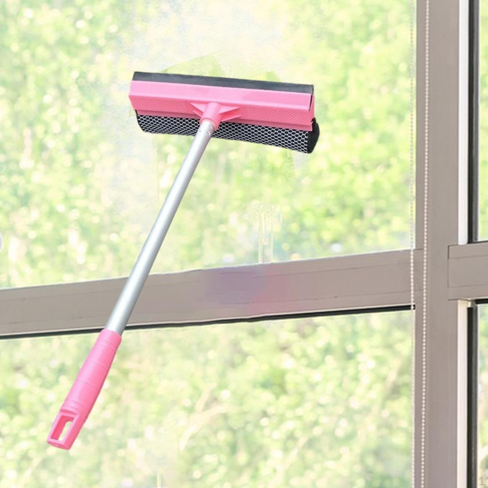 Window Squeegee Cleaning Brush Professional Portable Versatile Double Sided 2 in 1 Cleaner