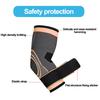 1Pc Elbow Compression Sleeve with Fastener Tape High Elastic Breathable Pain Relief Weightlifting Sports Tennis Elbow Brace