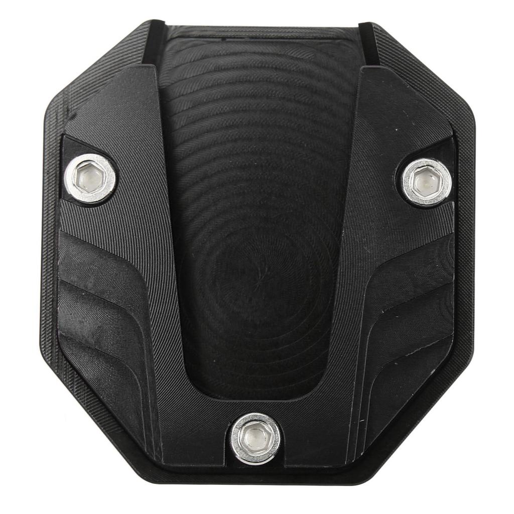 Motorcycle Side Stand Plate Pad High Strength Kickstand Pad Plate Support Accessory Black