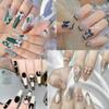 White Ribbon Resin Bow Nail Charm Parts 3D Rhinestone Nail Art Decoration Accessories Supplies for DIY Korean Manicure Design