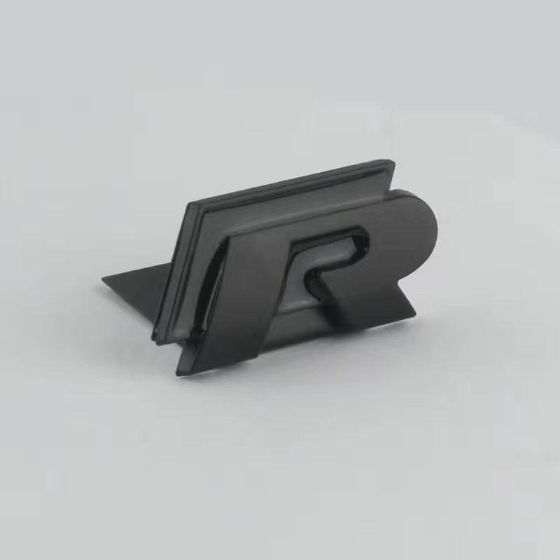 Compatible "R-Line" Logo Sticker for VW Golf, CC, Scirocco, Magotan, Sagitar, and Polo - Rear Grille Emblem.