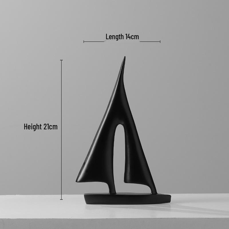 

Украшение в виде парусника из скандинавского железа для декора дома или офиса