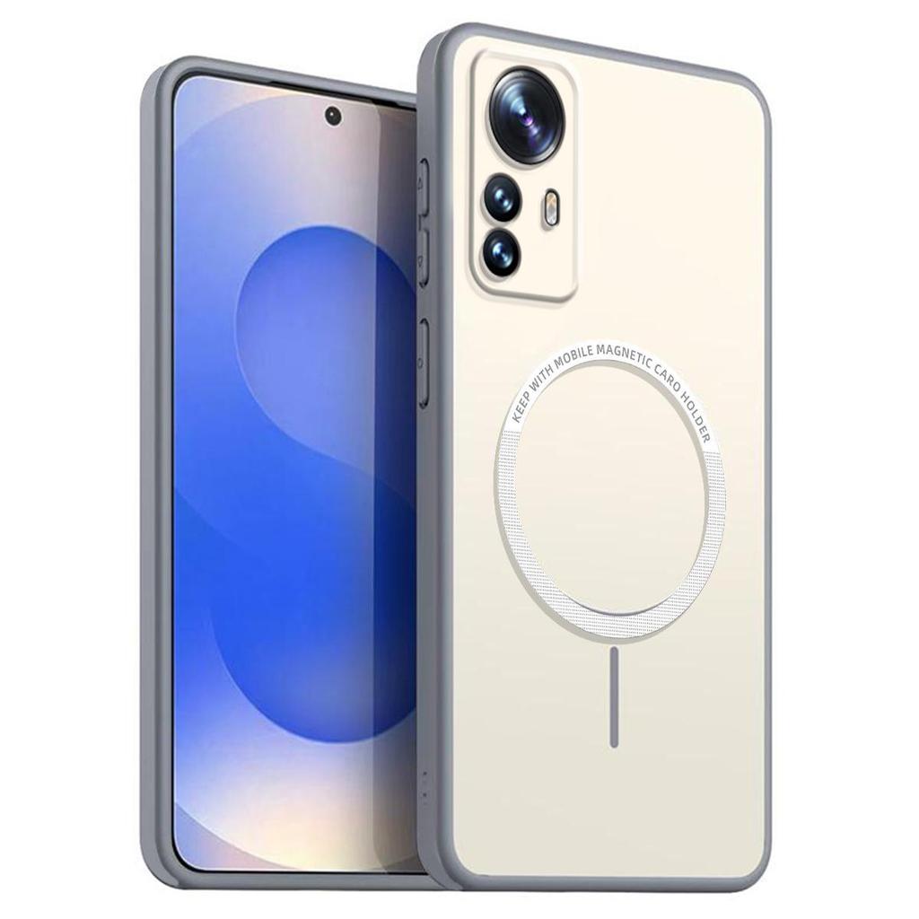 Матовый Полупрозрачный Магнитный Чехол для Телефона для Xiaomi 12T Pro, 12T Мягкая Защитная Крышка из ТПУ