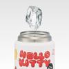 Skater Stainless Steel Water Bottle with Carabiner Vacuum Sanrio Hello Kitty Puffy Balloon Design STBC6-A Handle, Insulated, 600ml, Double-Layered