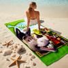 1pc Shrek3 Beach Towel, Comfortable and Thick, and Swimming/Bath/Picnic/Camping Towel, Suitable for Seaside Beaches