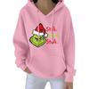 Women's Christmas  Hoodie Funny Cute Christmas Holiday Sweatshirt Pullover