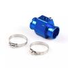 1X Water Temperature 32Mm Joint Pipe Sensor Gauge Radiator Hose Adapter-Blue New