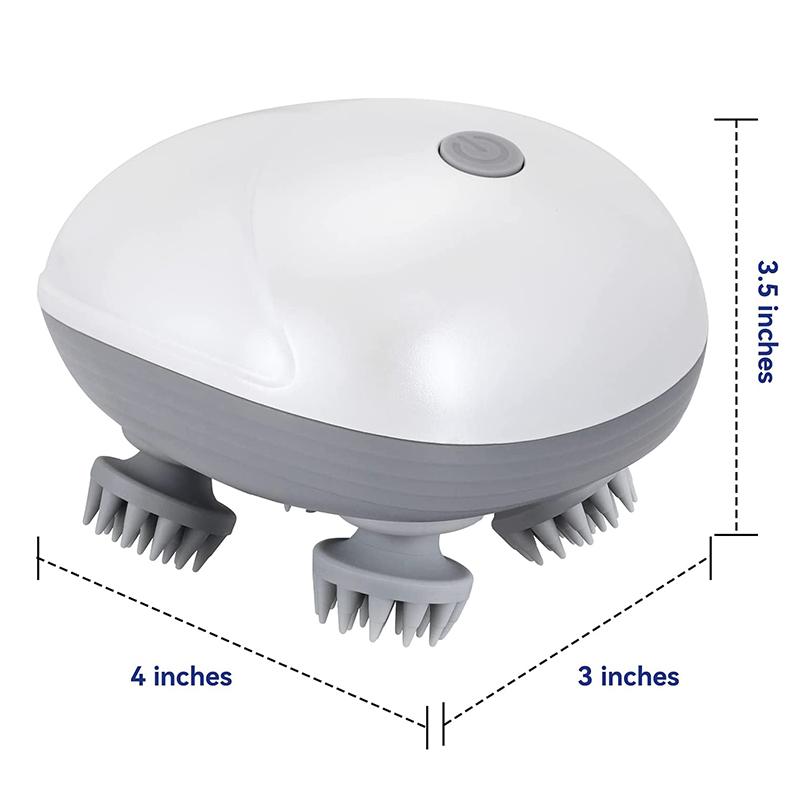 Best Seller Head Massager Waterproof Electric Wireless Scalp Cat Massage Body Deep Tissue Kneading Vibrating Device