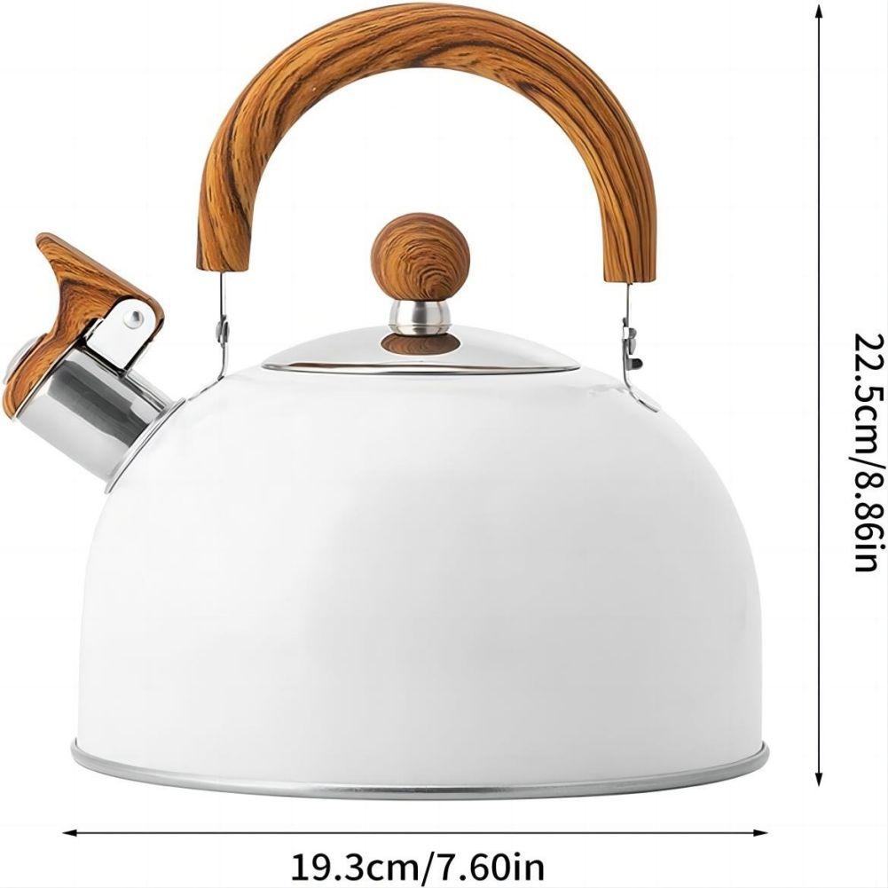 2.5 L Whistling Kettle for Induction Stove Gas Stove Wood Stoves Gas Camp