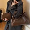 Fashi Ruched Women Big Handbags Designer PU Leather Shoulder Bag High Quality Crossbody Bags Women Bucket Bag Female Clutch