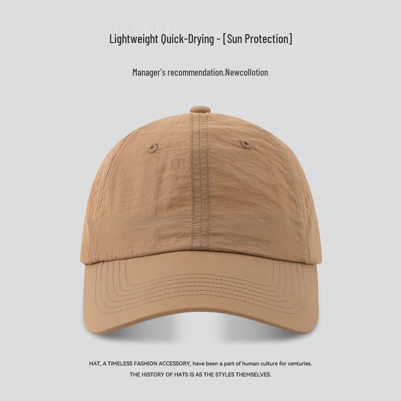 "65cm Unisex Solid Color Baseball Cap with Soft Top, Deepened and Widened Brim for a Slimmer Face Look."