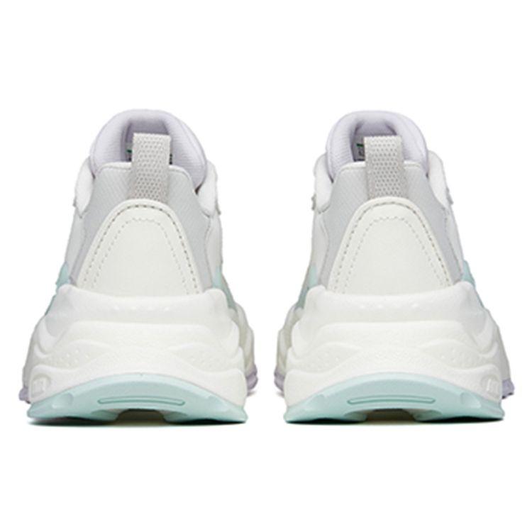 Anta Millennium 4.0 Shock Absorption Non-Slip Wear-Resistant Low-Top Dad Shoes Women Sneakers White Purple Gray 122228890-3