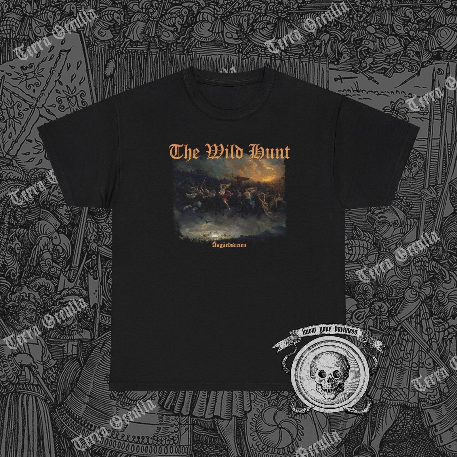 Wild Hunt of Odin Shirt, Viking, Norse Mythology, Valhalla, Viking God XL