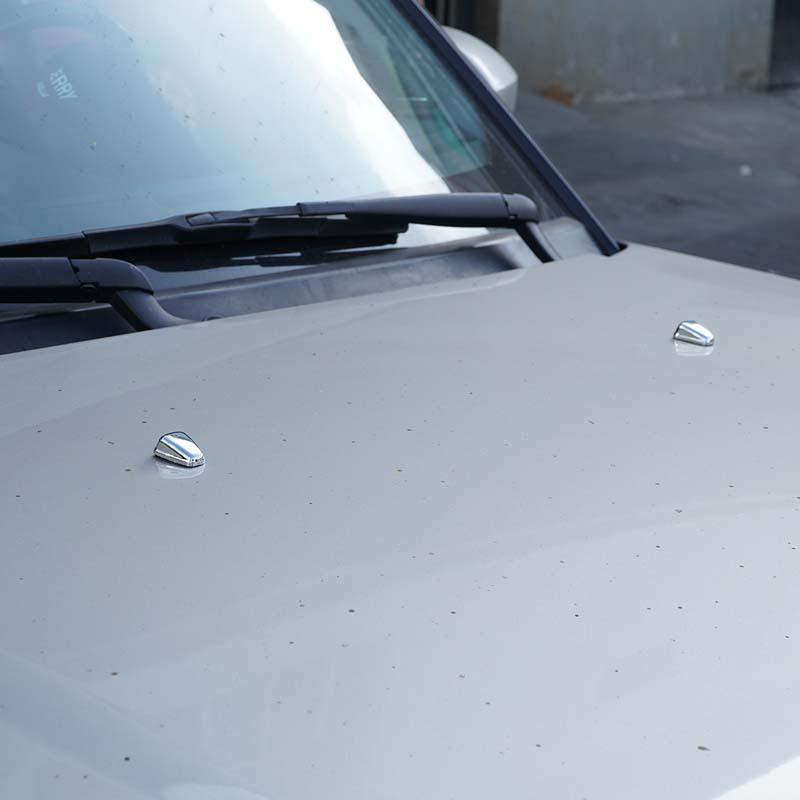 For Land Rover Discovery 3/4 LR3 LR4 2004-2016 ABS Bright Silver Car Front Wiper Nozzle Cover Trim Car Accessories