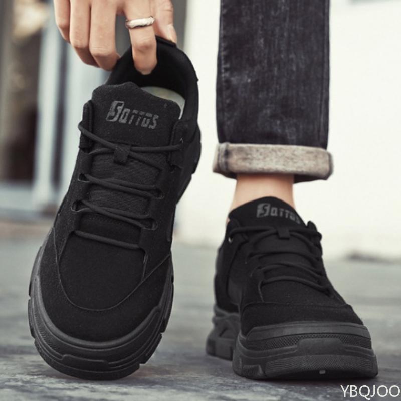 Men's Spring New Breathable Anti Slip Wear Resistant Shoes Sporty Simple Comfortable Breathable Fashionable Trendy Board Shoes