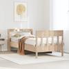 Vidaxl Bed Frame Without Mattress, 90X190 Cm, Solid Pine Wood
