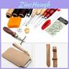 Leatherworking Tool Set With Hand Sewing Instruments For Diy Leather Projects