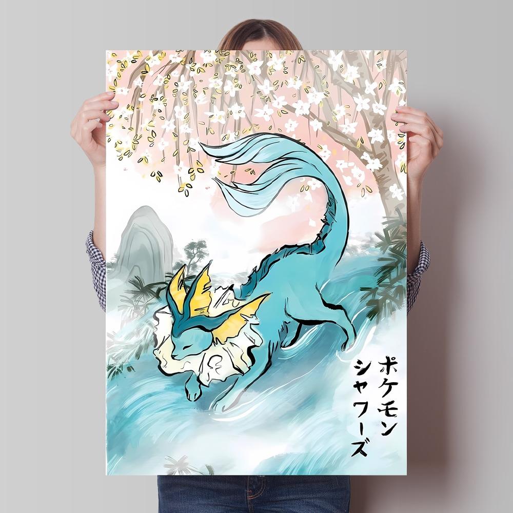 Canvas Artwork Painting Pokemon Pikachu Picture Home Decor Classic Character Images Spray Painting Home Decor Holiday Gift