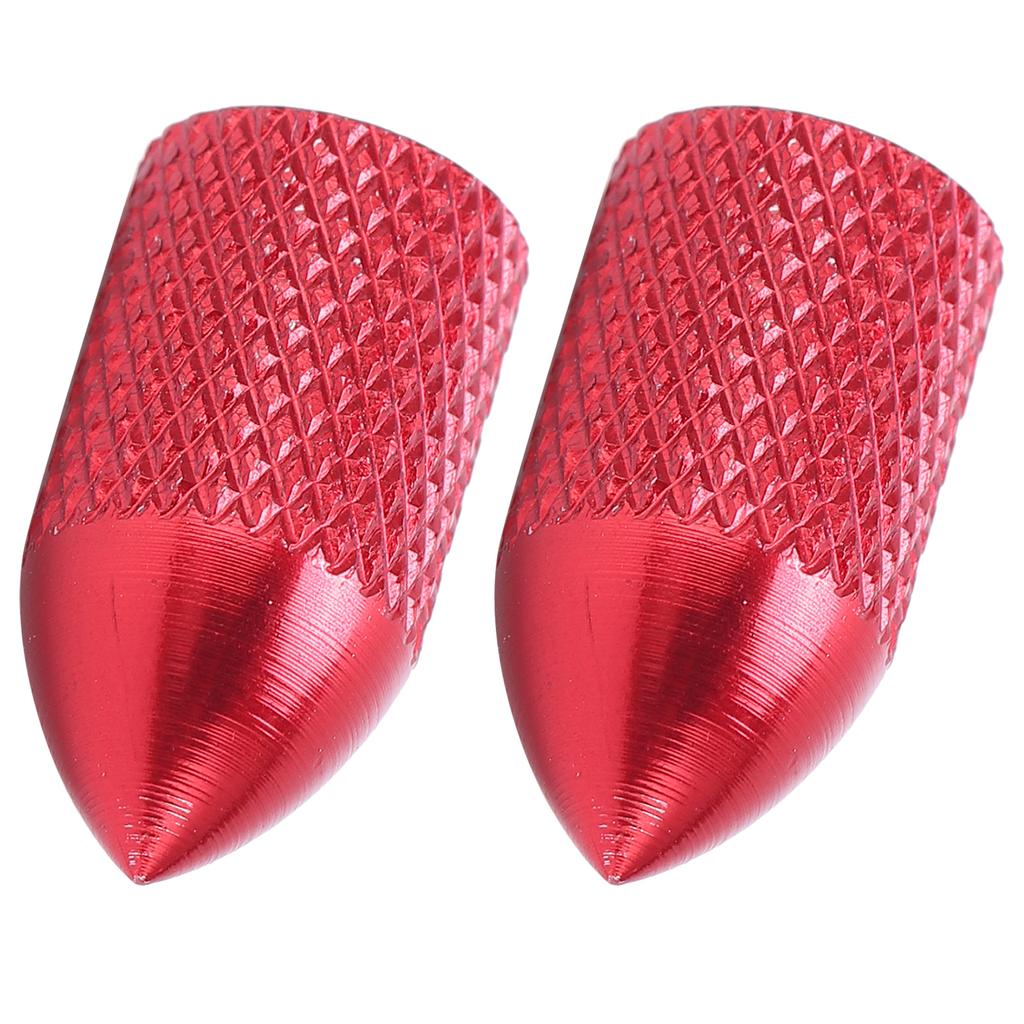 2 Stück Schrader-Ventilkappen Aluminiumlegierung Schrader Fahrradventil Staubschutzkappen Fahrradreifenkappen Rot