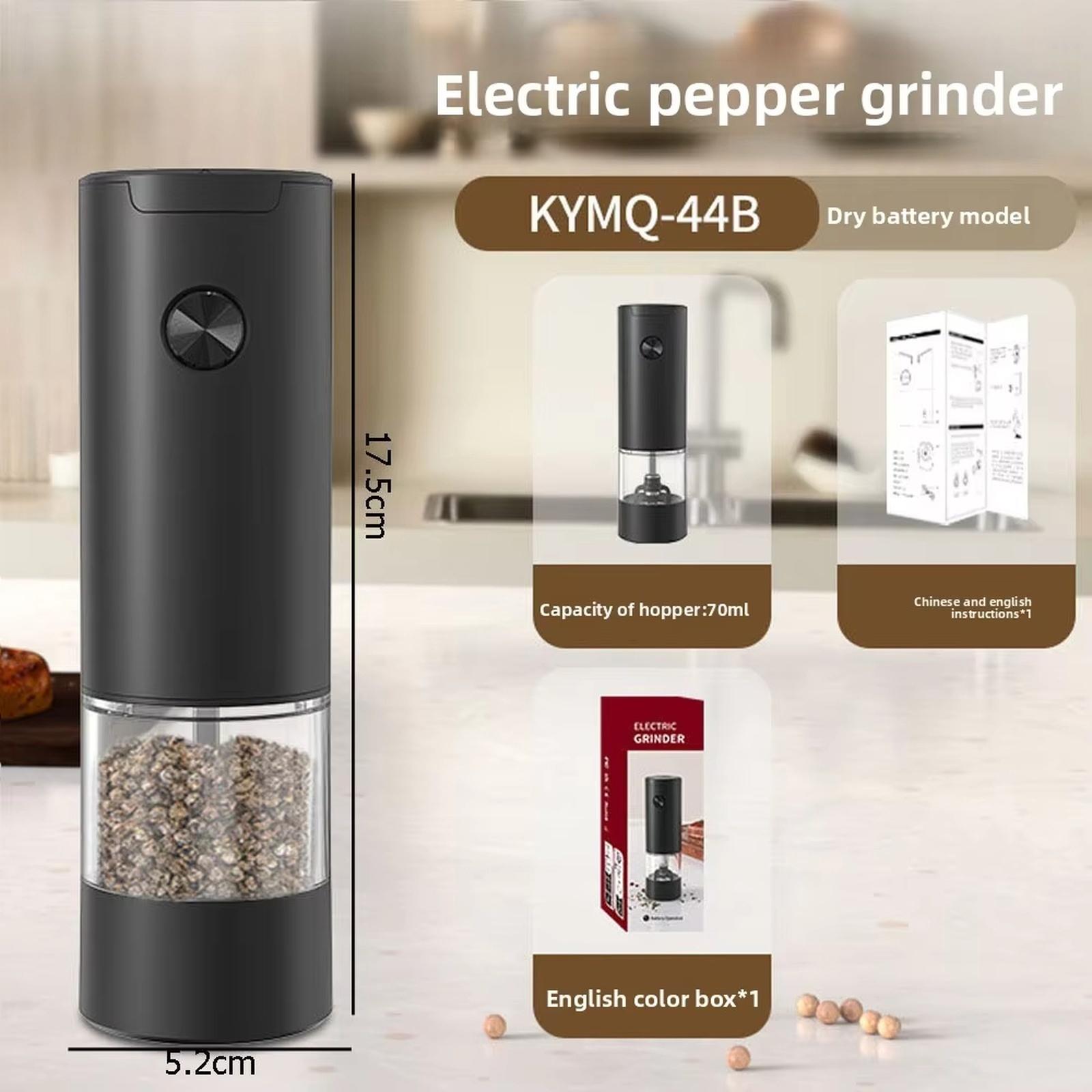 

Cordless Electric Grinder for Pepper Linseed Home Kitchen Grinding Tool one size чорний