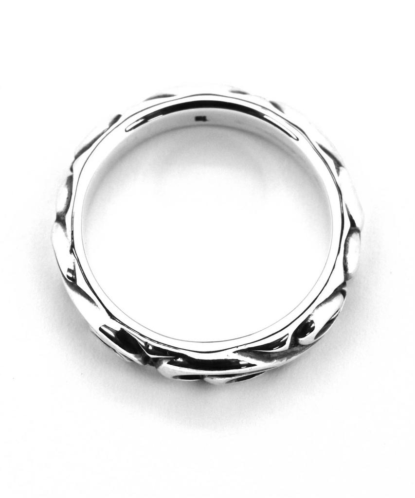 Lionheart LH HOWL Mane Scroll Silver Size 19 Ring, 925,