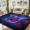 Trabzonspor FC Design Kristall-Samt-Teppich Weiche Dekorationsmatte für Schlafzimmer Eingang