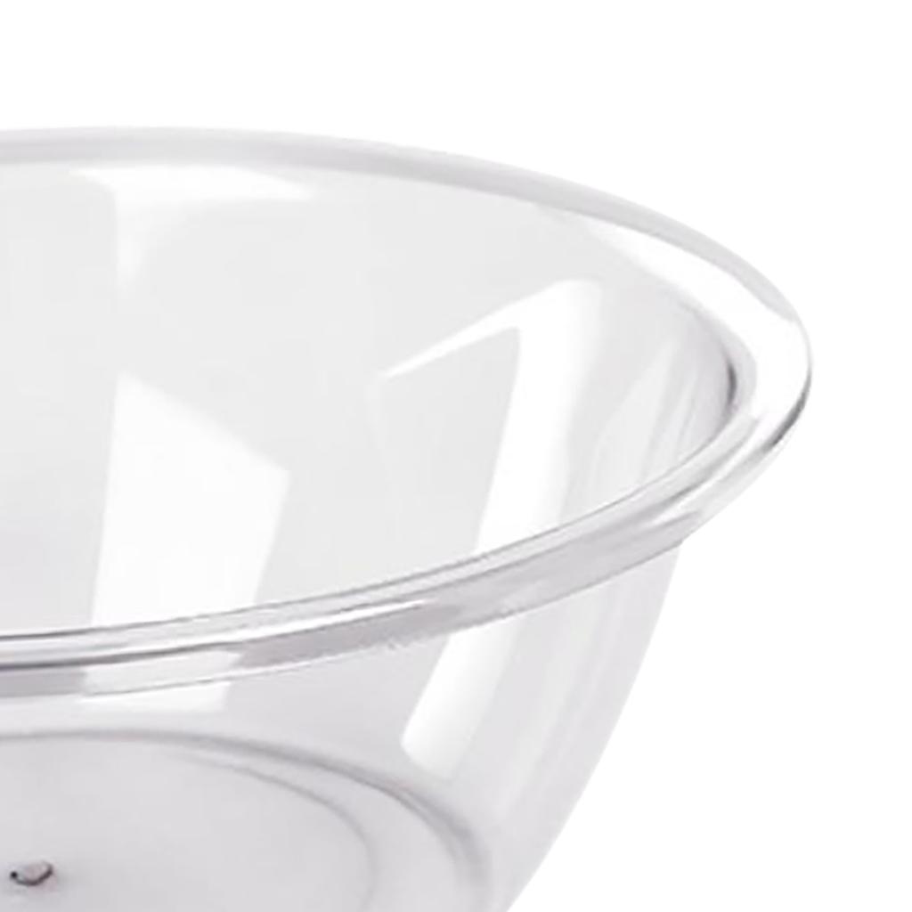 Lavoar transparent Grosește PET Durabil, multifuncțional, rotund, transparent, lavoar pentru casă