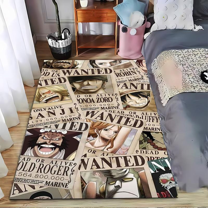 

One Piece Character Rug, Adventure Theme, Stylish Decor Suitable for use as an anti-slip game mat for living room and bedroom sofas 40x60cm( 15x23in )