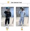 Boys' Spring & Autumn Long Sleeve Sportswear Set 2025 - Fashionable Two-Piece Outfit for Older Kids
