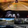 Head Up Display Digital Navigation Speedometer Overspeed Alarm Meter Projector