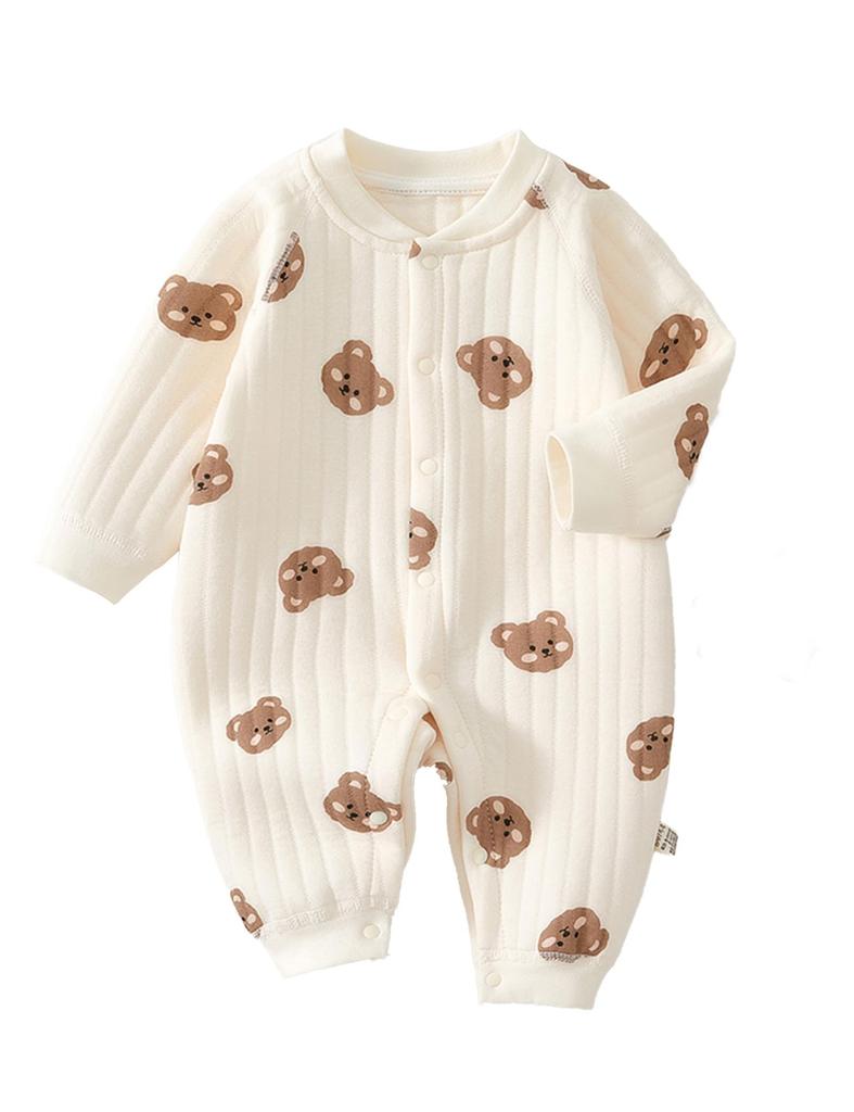 Baby clothes for girls and long baby front newborn birth suitable for all seasons [HAYAHARU] boys, coveralls, rompers, sleeves, clothes, opening,
