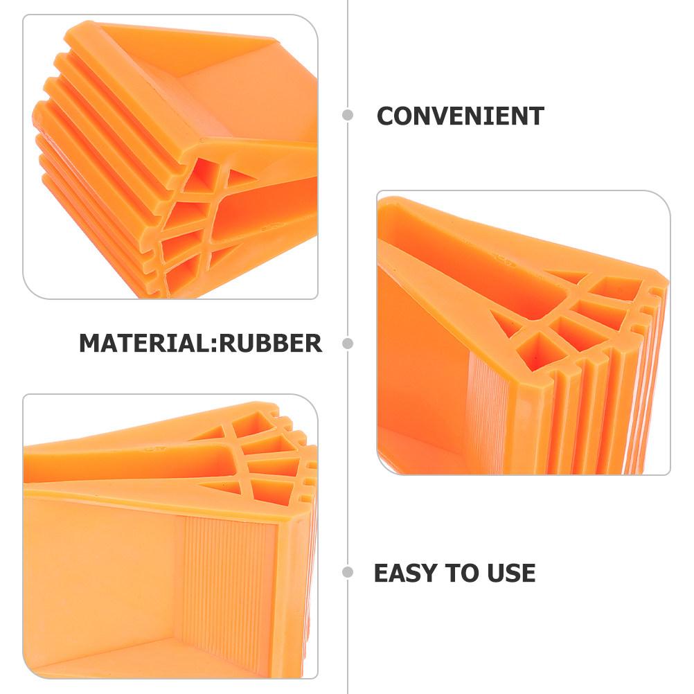 Premium Rubber Ladder Feet Covers Extra Thick Floor Saving Ladder Foot Protectors for Extension Folding Stepladders Non-Slip