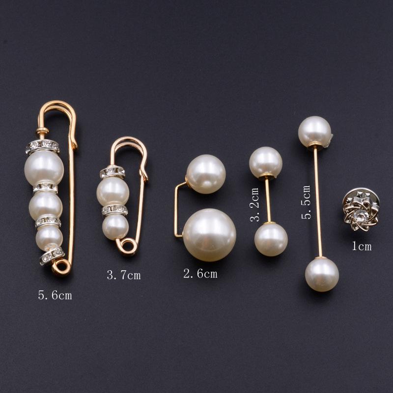 Anti-Exposure Safety Pin Brooch Set for Clothing, Cardigans, Scarves, Dresses, and Waist-Cinching