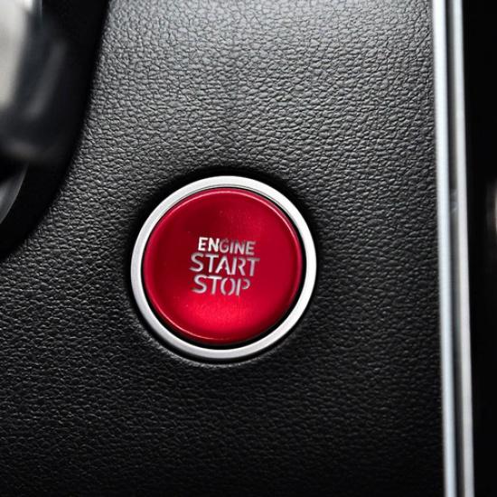 For Hyundai Santa Cruz -2026 Red Engine Start Stop Switch Button Covers