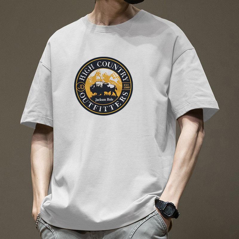 

summer men t-shirts cotton short sleeve t shirt comfortable fabric sportwear S