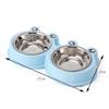 Cat & Dog Dual-Purpose Cartoon Frog Bowls - Anti-Tip Food & Water Bowls
