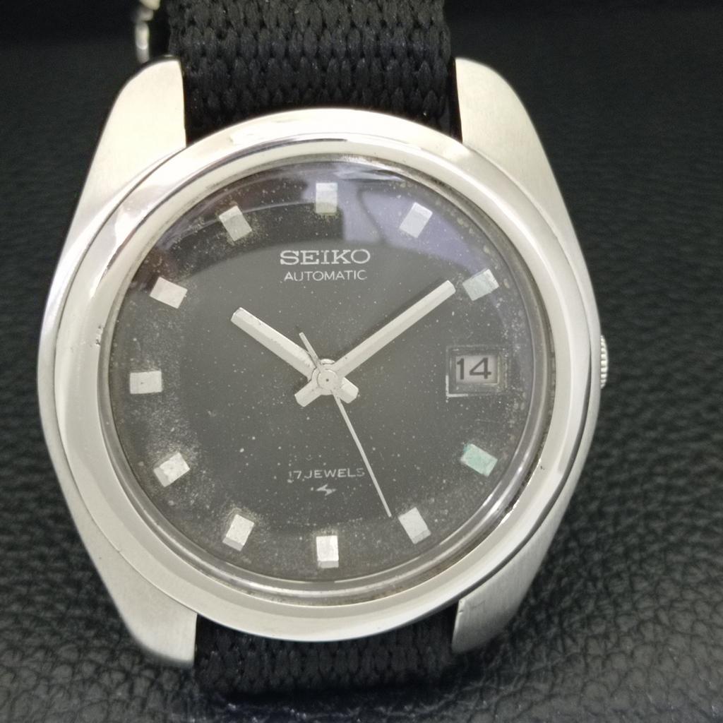 VINTAGE SEIKO AUTOMATIC 7005A JAPAN MENS ORIGINAL DIAL WATCH a702307-5 R124-a702307